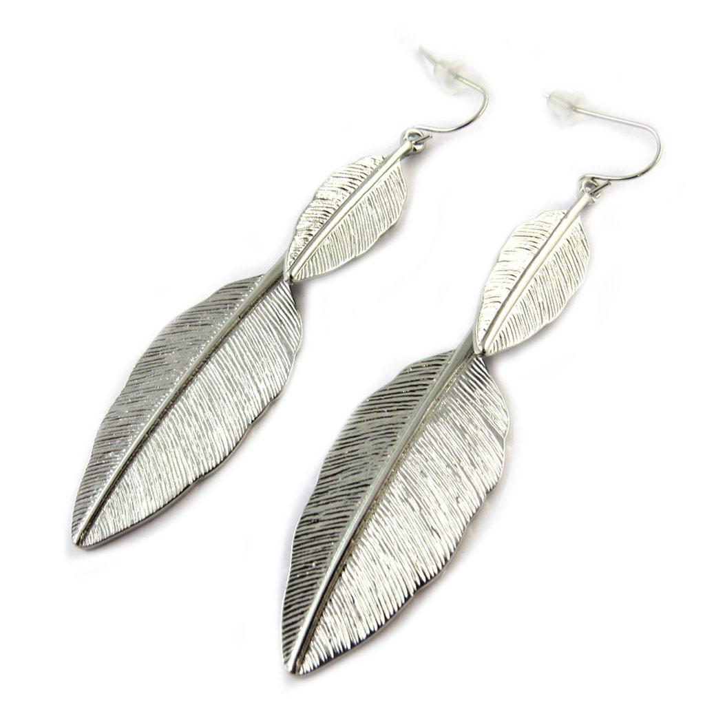 Les Trésors De Lily [N6299] - Silver 'Navajo' Earrings