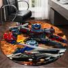 1PC Trans-formers Round Rug, Non-slip Chair Mat, Home Decor, Circle Carpet Perfect for Office, Bedroom, Living Room,Christmas Gift