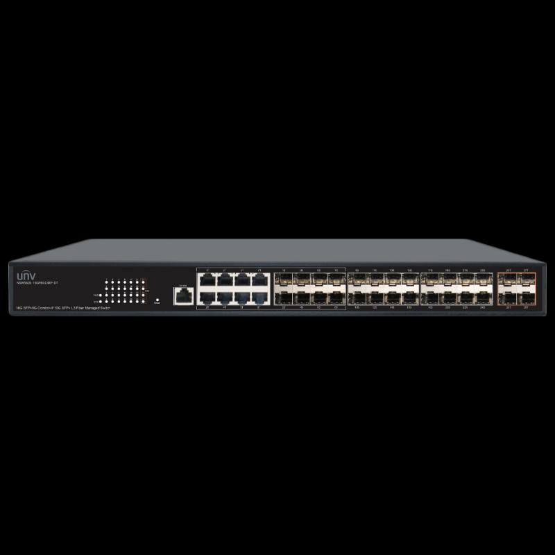 Uniview 24-Port Gigabit Layer 3 Core Network Switch CN plug (adapter included)