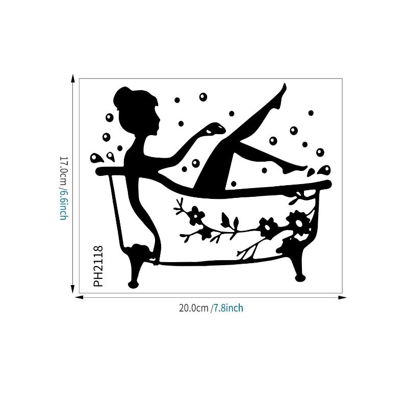 Виниловая наклейка на дверь  Время купания , съемная, арт-декаль для ванной, наклейки на дверь, водостойкие, креативная наклейка на стену DIY
