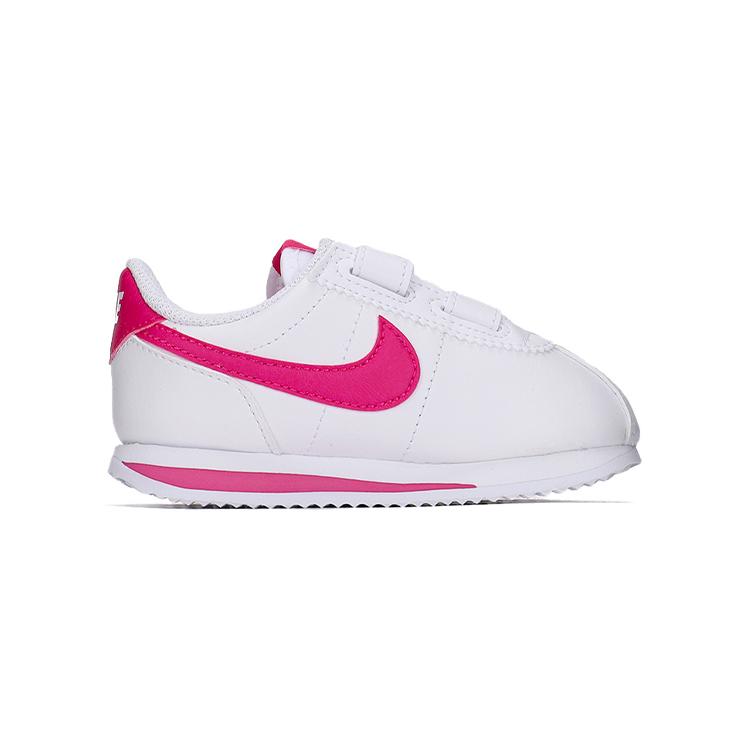 Nike Scarpe da Corsa Cortez Basic SL Antiscivolo Ammortizzate Resistenti all'Abrasione Basse Rosa Bianco Neonato e Bambino 904769-109