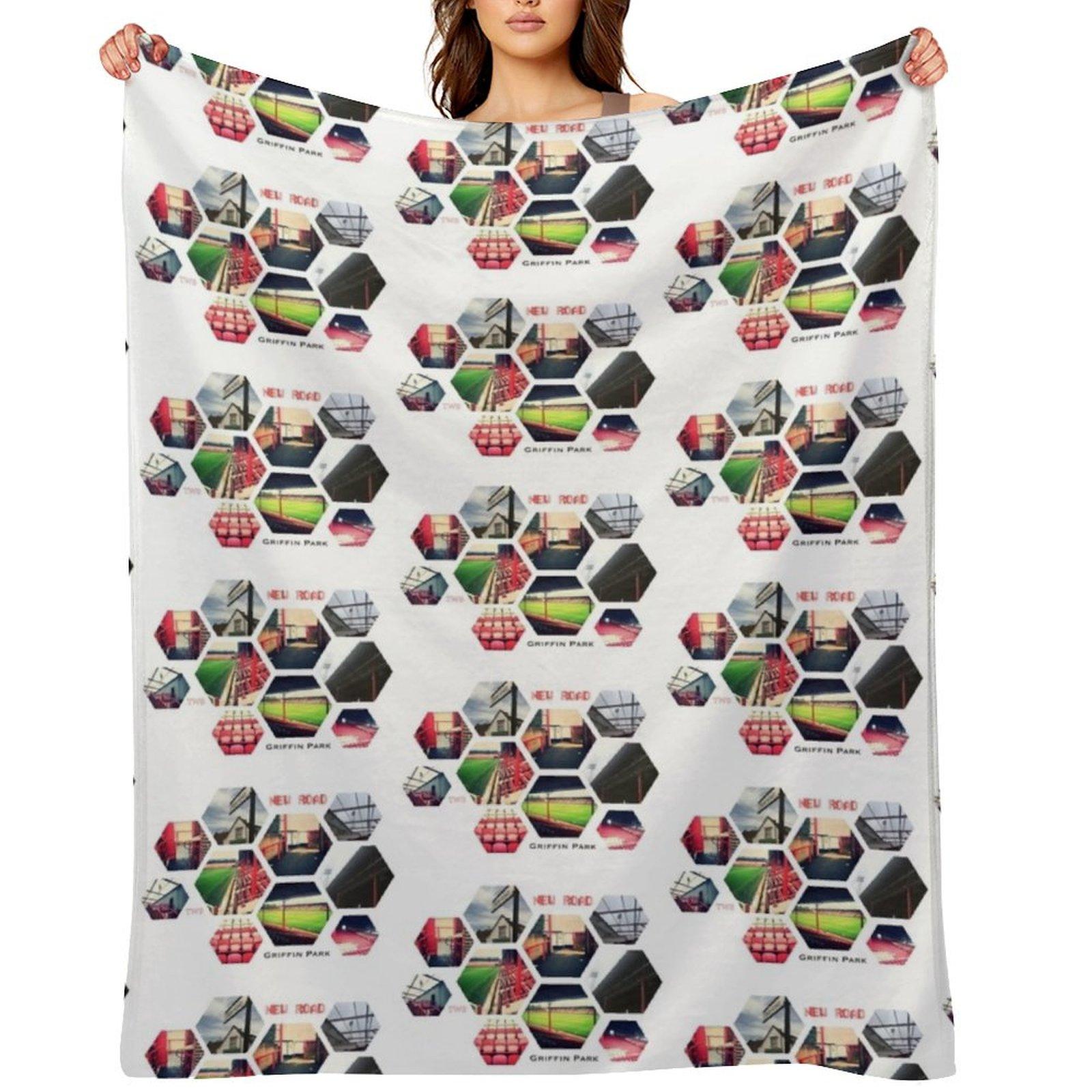 New Road Griffin Park TW8 Throw Blanket Flannel Bed linens Moving Tourist Blankets 102x76cm(40x30in)