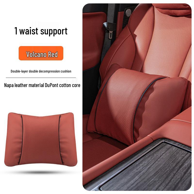BMW Kopfstützen-Nacken- und Lendenwirbelstützkissen-Set für 3er/5er Serie & X1/X3/X5/X6 - Universell, Ganzjahres