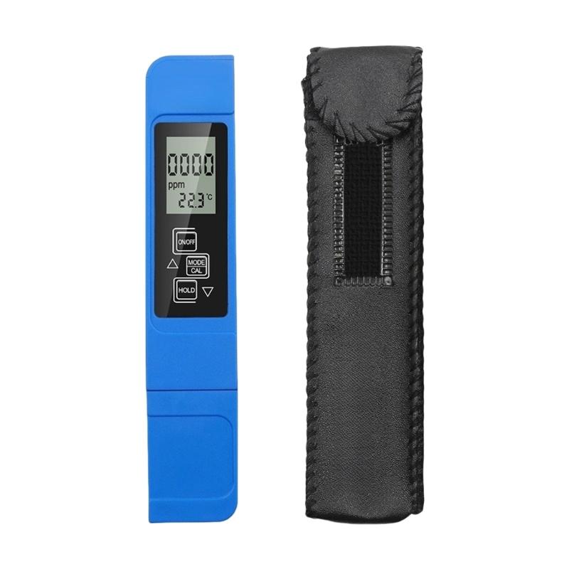 Multifunctional Water Quality Tester Monitors TDS & Temperature ABS Perfect for Household Aquariums Pool & Laboratory