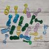 Reusable Silicone Trolley Tokens Mould Flexible Resin Keychain Crafting Tool for Homemade Decoration Projects Supplies