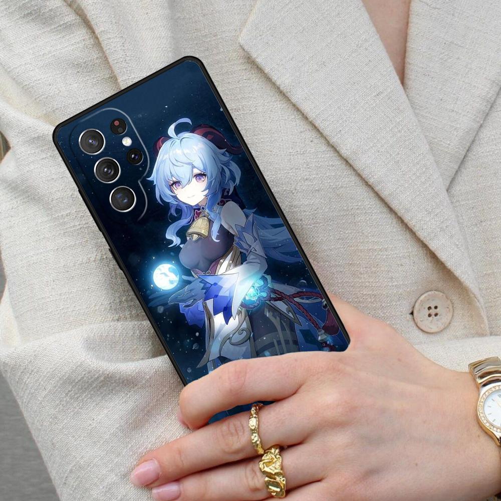 Genshin Impact Ganyu Cell Phone Case for Samsung Galaxy S26 Ultra S25 S24 S23 S22 S21 S20 Note10 Cover