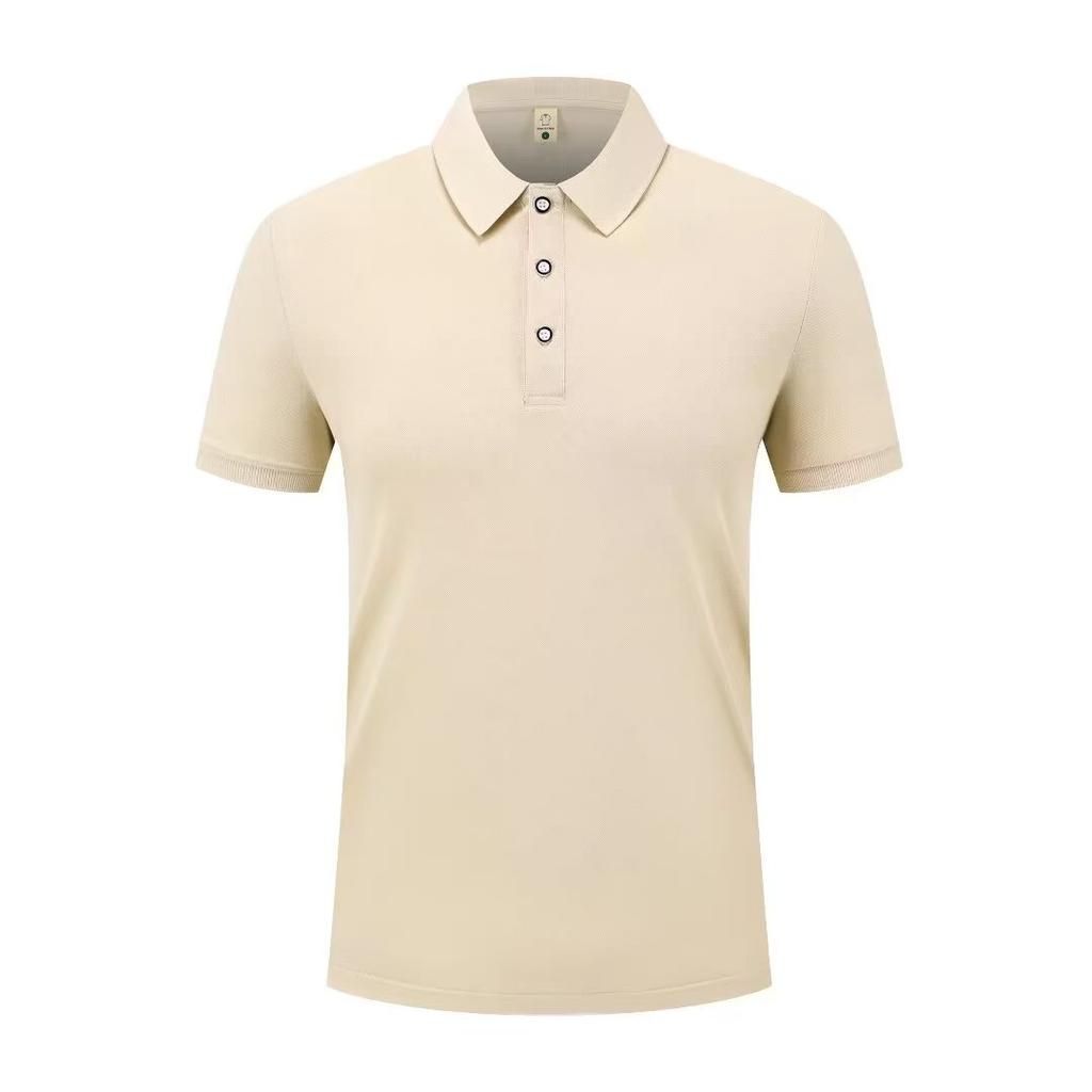 2026 Summer New Men's Fashion Casual Breathable Comfortable Polo Shirt Solid Color High Quality Short Sleeve T-shirt