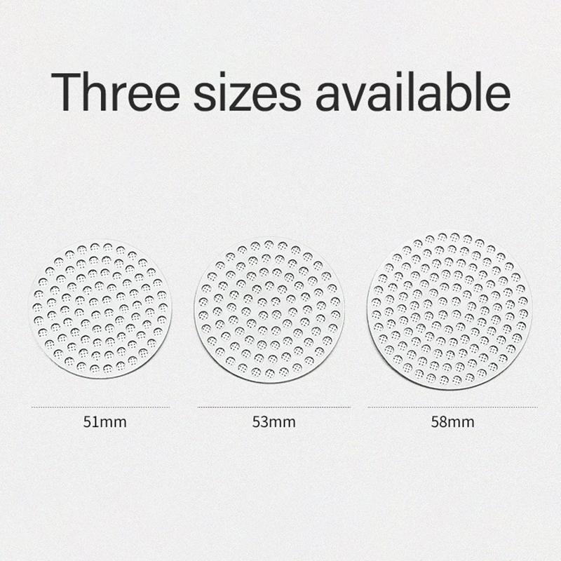 51/53/58mm Reusable Coffee Puck Screen Stainless Steel Espresso Filter For Portafilter Barista Accessories