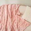 Class A Milk Fleece Blanket Office Nap Blanket Small Blanket Sofa Throw Flannel Waffle Weave Lightweight Air-Conditioning Blanket