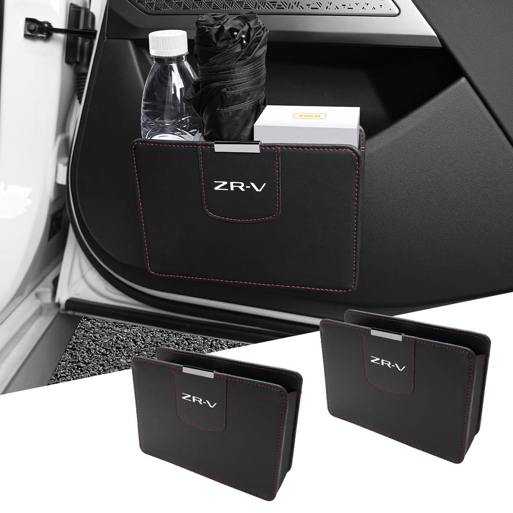 Foldable Car Trash Can/Storage Box for Small Items/Garbage, Compatible with ZR-V, RZ Series, e:HEV, X, and Z. Multi-functional Door Storage Case, Spac