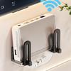 Suporte de Parede para Roteador Sem Furos Ajustável Aço Carbono Organizador Flutuante Suporte de Parede para Roteador Wifi para Caixa de TV Modem de Cabo Mídia