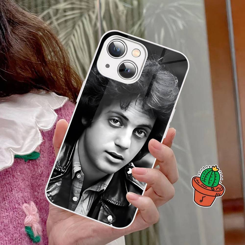 Singer Billy J-Joel Tempered Glass For Iphone 14 13 12 11 Pro Mini XS MAX 14Plus X XS XR Cover