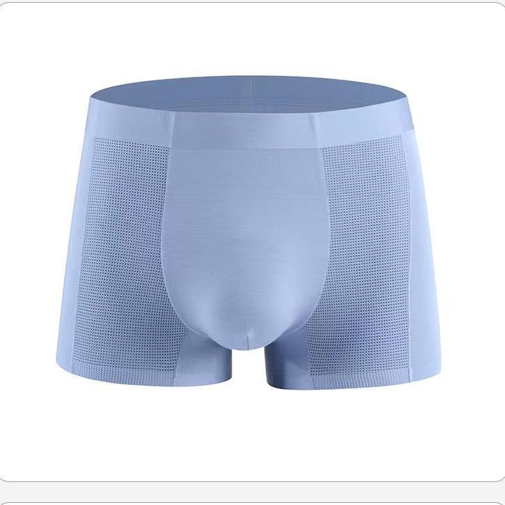 Men's Ice Silk Underwear Air Conditioning Pants Antibacterial Breathable U-shaped Pants Quick Drying