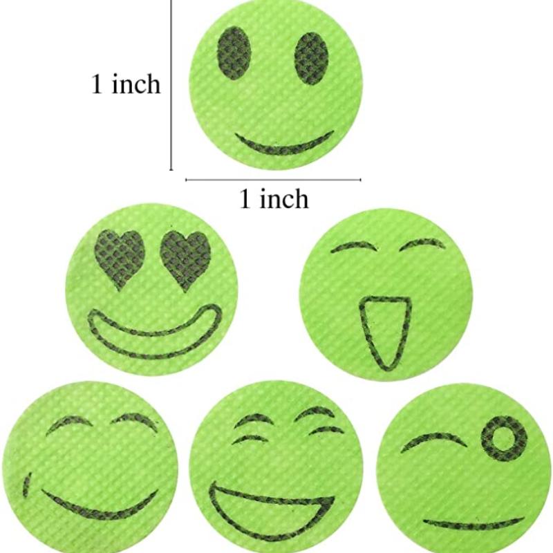 300 pezzi adesivi repellenti per zanzare con olio essenziale di piante naturali per bambini e adulti, per uso domestico e all'aperto, colori casuali