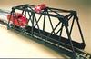 Bachmann Trains - PLASTICVILLE USA BUILT-UP BUILDING - BLINKING BRIDGE (Not Compatible with E-Z Track) - N Scale (46904) [Parallel Import]