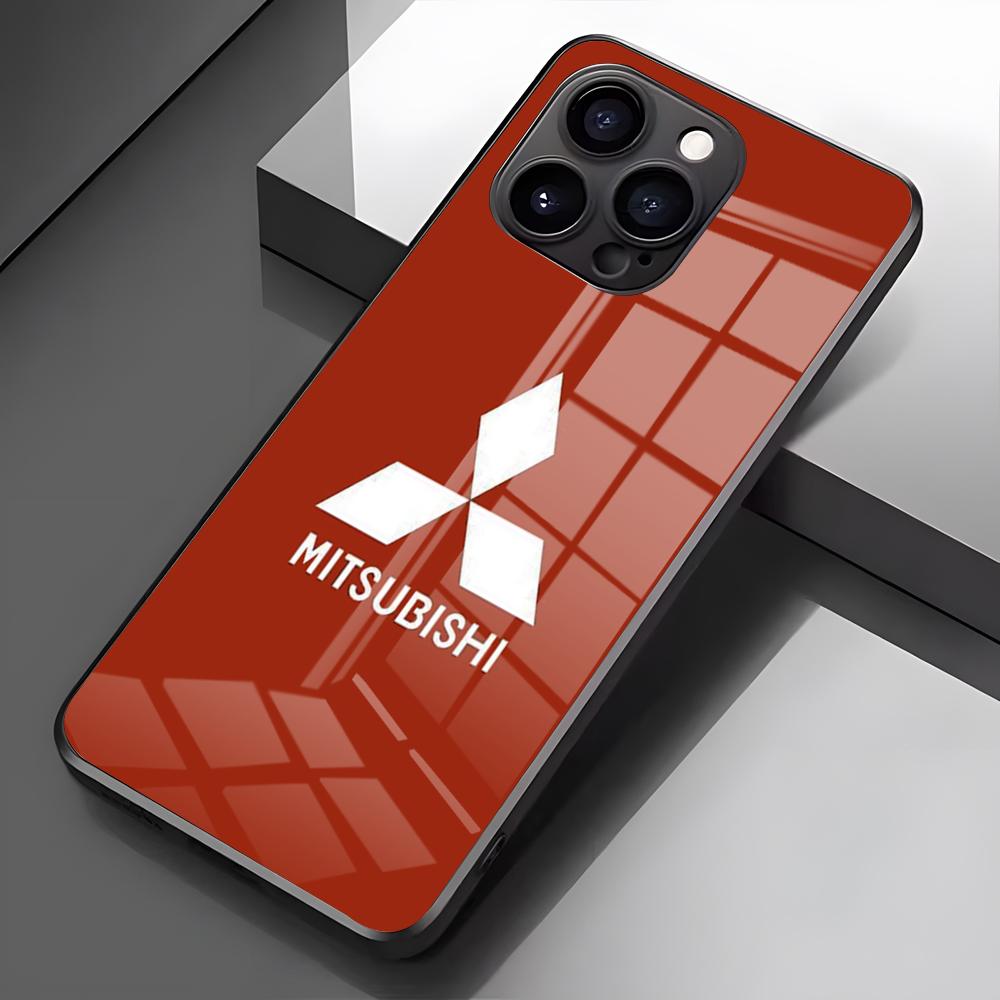 JDM B-B-MitsubishiES Phone Case For IPhone 17 Pro Max 16 15 14 Pro Max 13 11 X Xs Xr 8 7Plus Glass Cover