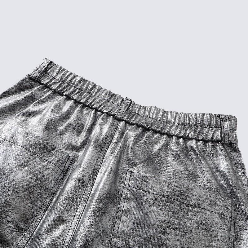 Mens Vintage Straight Leg Cargo Pants Street Style Loose Fit Durable Casual Trousers