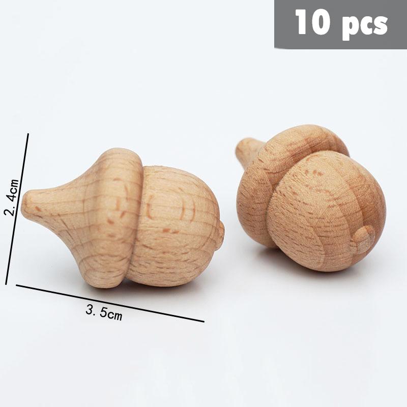 Kids Wooden Constructor Unfinished Rainbow Blocks Loose Parts Montessori Sensory Toys Droplets Cones Mushrooms Creative Blocks