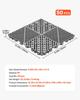Interlocking Drainage Mats, 310 X 310 Mm, Modular Garage Flooring Tiles, Non-Slip PP Drainage Floor Tiles, Self-Draining, Easy Installation, for
