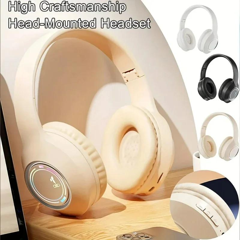 Xiaomi M3 Light-emitting Bluetooth Headset Folding LED Card Wireless Headset TYPE-C Charging Multi-scene Use Game Office
