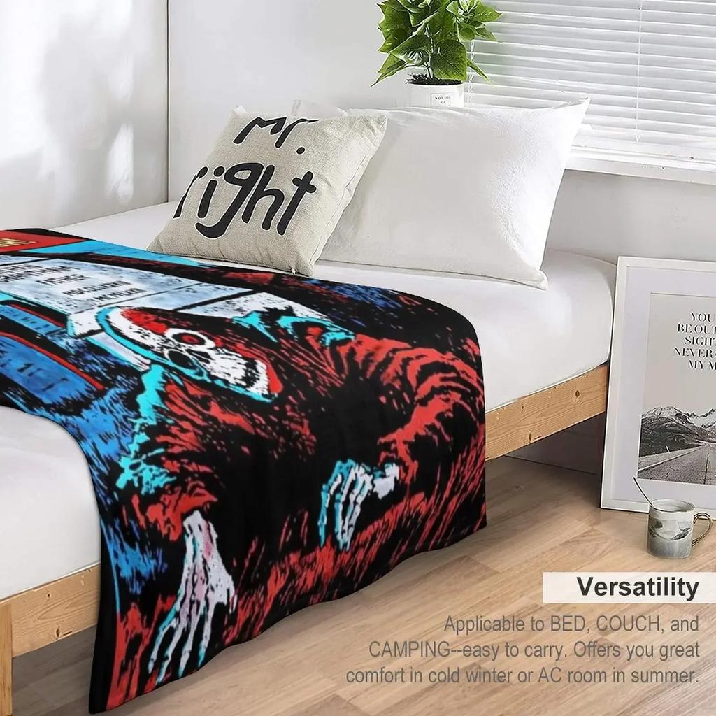 Creepshow Grave Throw Blanket Summer Beddings cosplay anime Blankets