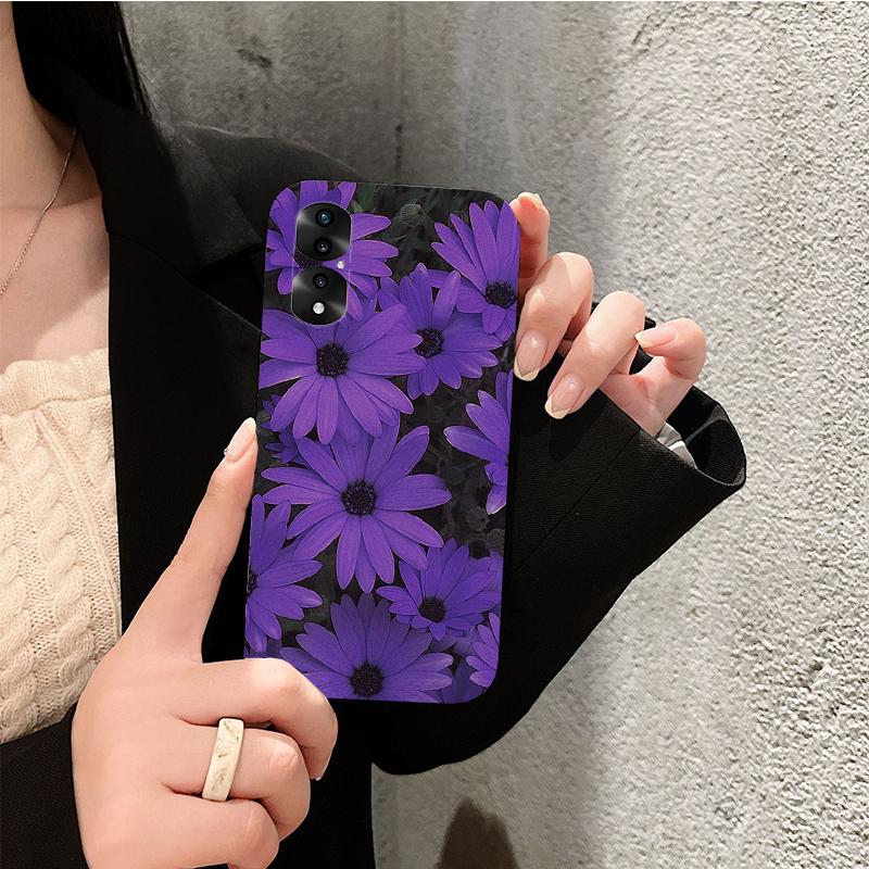 

Phone Case For Huawei Honor X8 X7 X6 50 9A 10X lite 9X 10i P20 P30 P40 P50 Lite Pro Mate20 X Purple Aesthetic Case P20lite