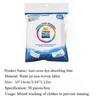 50PCS White Laundry Tablets Color Keeping Anti-String Anti-Staining Sheets Clear Odor Mixing Wash Color Absorbing Film
