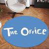 The Office (1) Round Office Rug Decorative Floor Rug for Office Bedroom Living Room and Home Space