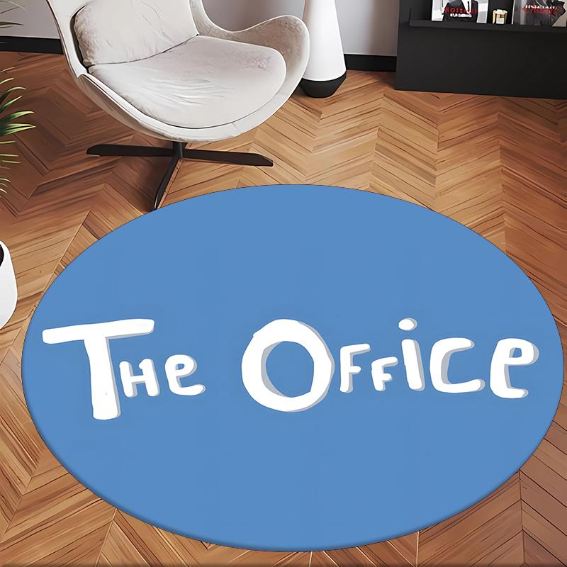 The Office (1) Round Office Rug Decorative Floor Rug for Office Bedroom Living Room and Home Space
