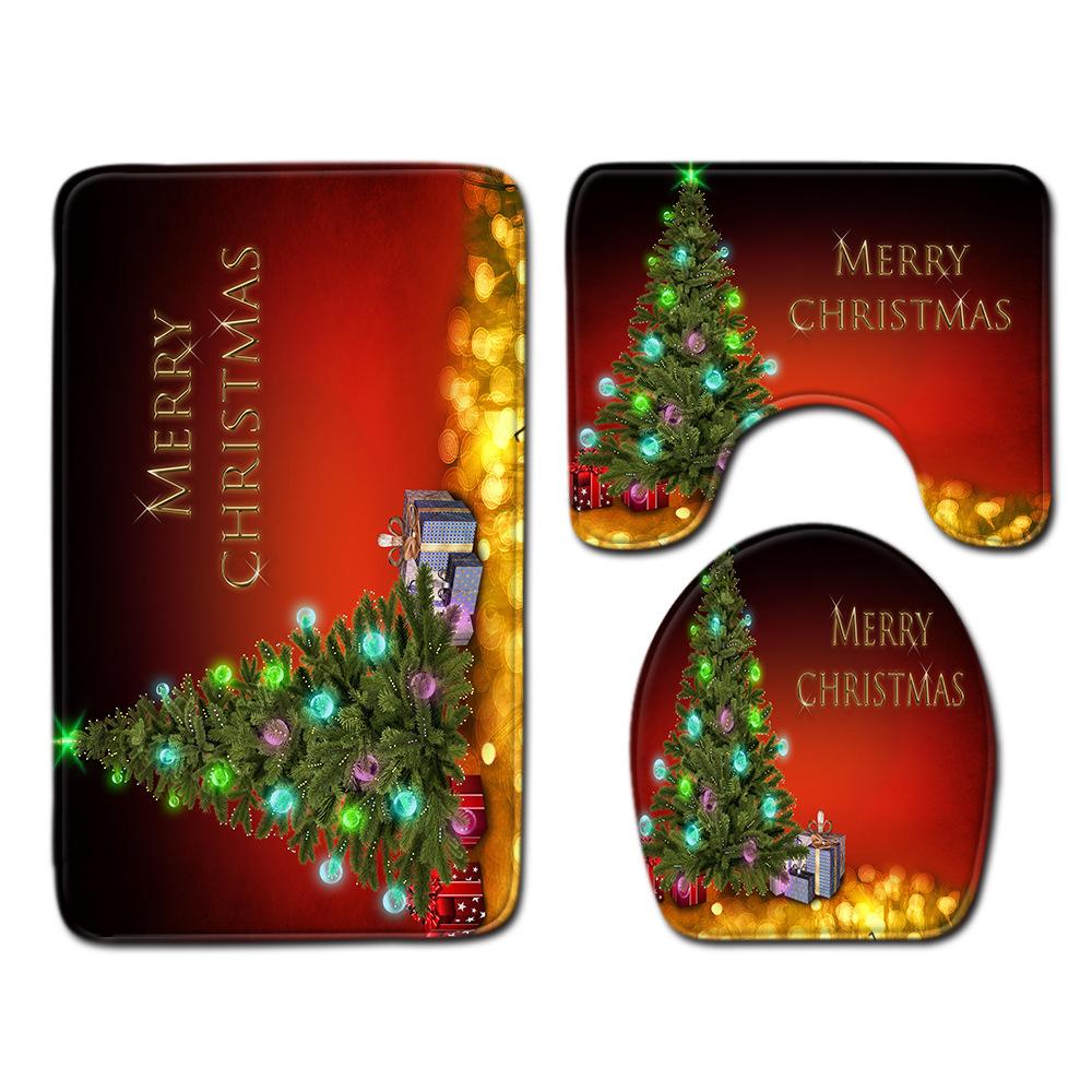 Jul Badrumsmatta Toalett Tredelad Set