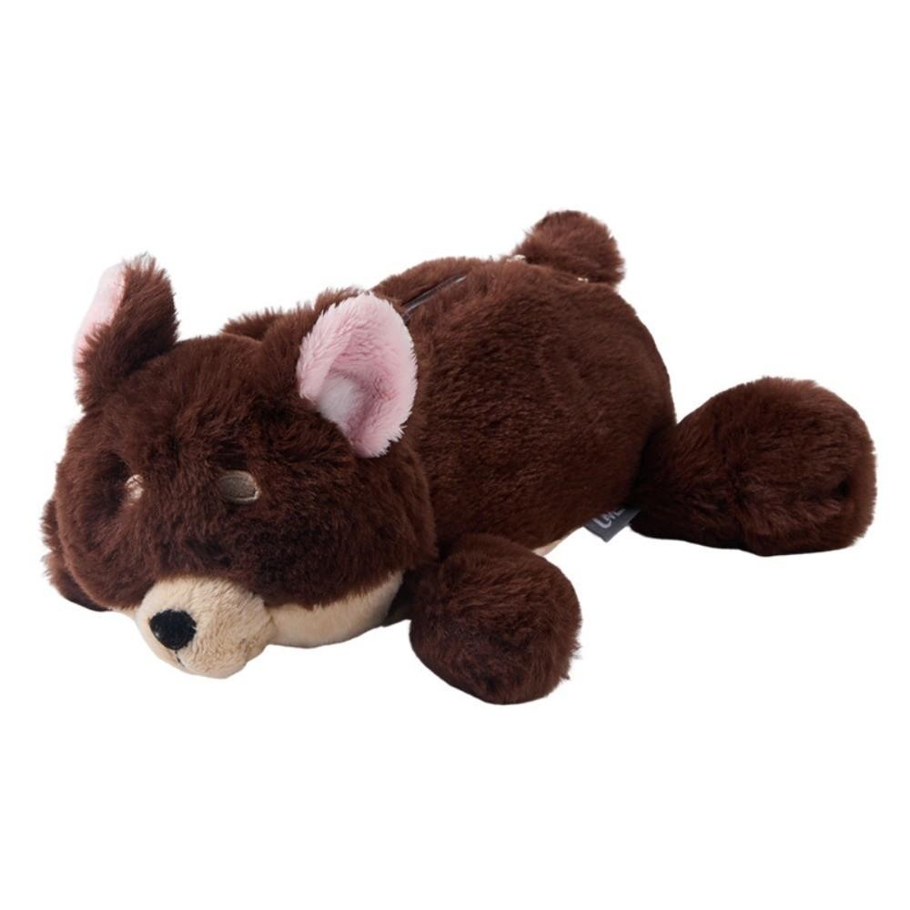 Пенал большого объема Мультяшное животное Органайзер для канцелярских товаров Подарочная сумка для хранения Студент Bear