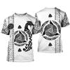 Viking Symbol Printing T-shirt Men's Summer Short-sleeved Harajuku Shirt Hip-hop Men Women Fashion T-shirt