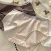 6 Pcs Women's Cotton Underwear Mid Waist Ladies Full Coverage Panties Soft Stretch Cheeky Bikini Briefs