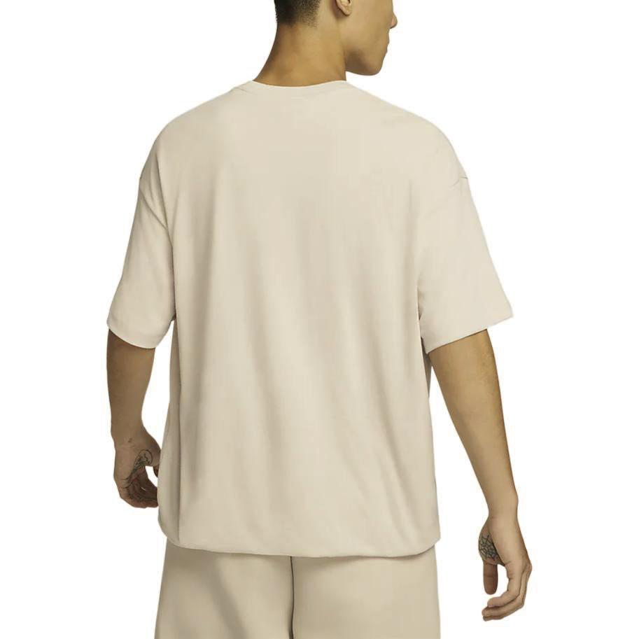 Nike Tech Dri-FIT ADV Solid Quick-Dry Outdoor Casual Crew Neck Short Sleeve T-Shirt Men Tops Light-Redwood FZ7561-104