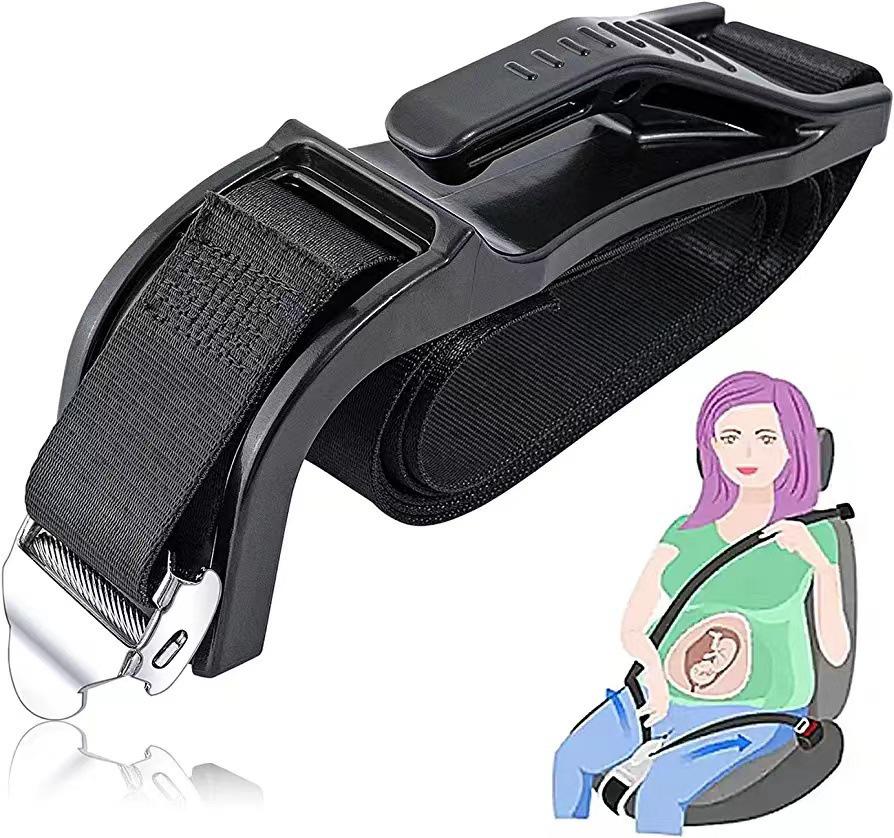 Top-Selling Large Pregnancy Car Seat Belt - Abdominal Support & Easy No-Install Design