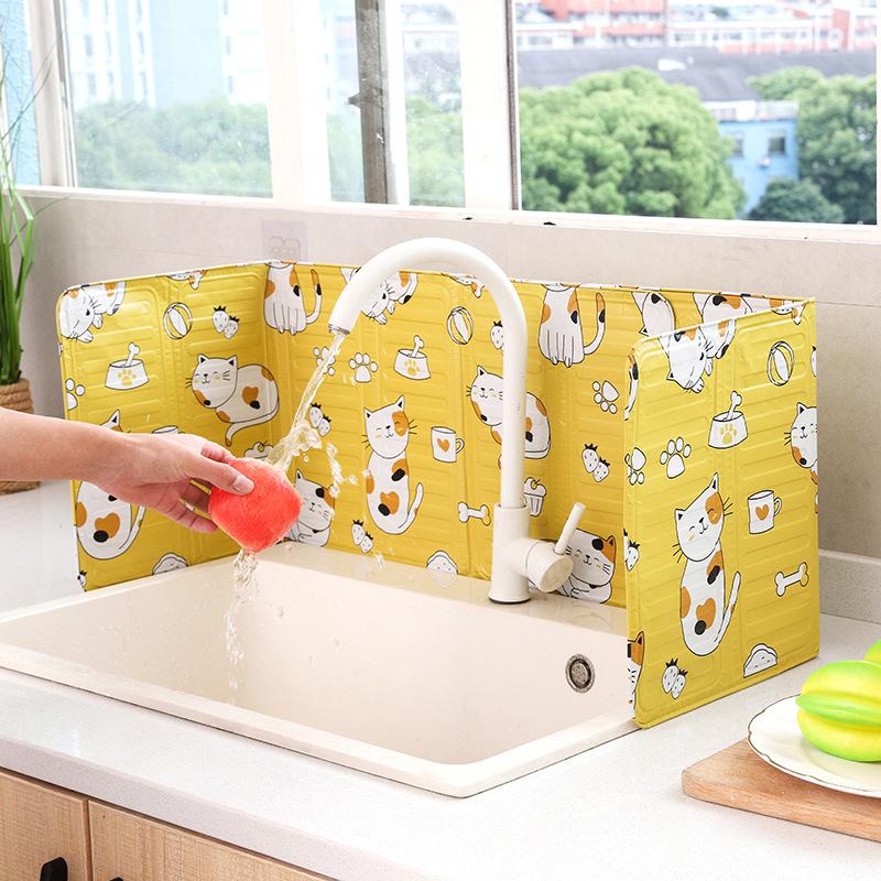Home Kitchen Stove Foil Plate Prevent Oil Cooking Hot Baffle Kitchen Tool