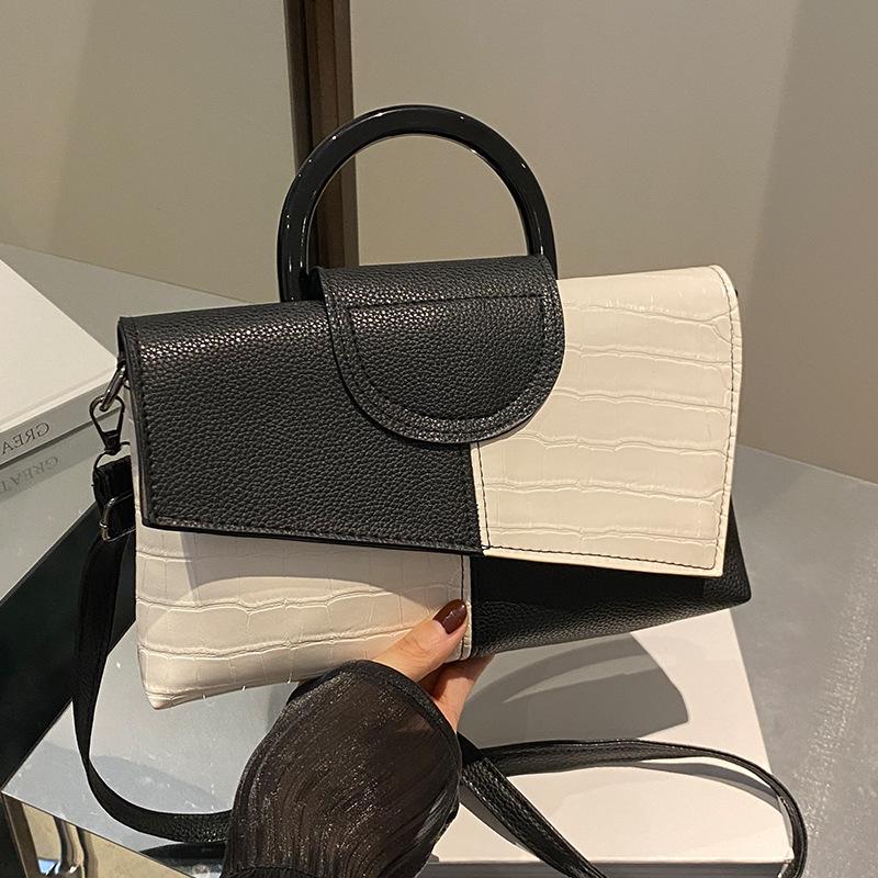 

Сумка-мессенджер Premium Sense Niche, контрастная цветная сумка-мессенджер для женщин, универсальная сумка-мессенджер через плечо белый