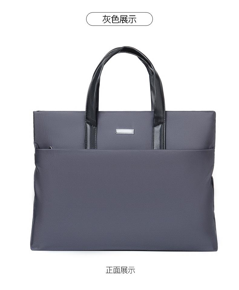 

TS JYL laptop bag,Fashion Briefcase Simple Business Men Large Laptop Handbag OneSize сірий