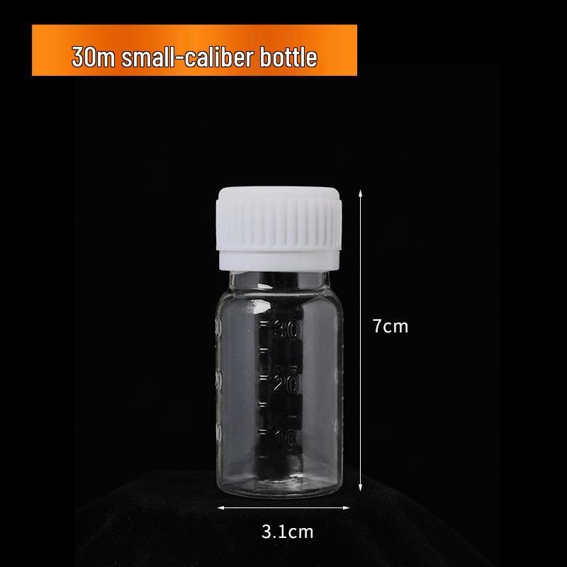 Food Grade PET Polyester Bottle with Tear-off Cap, 100ml/500ml