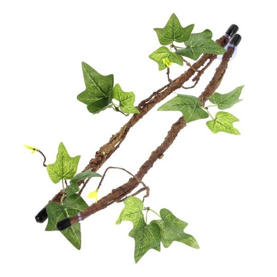 2Pcs 17 Inch Reptile Branches with Suction Cups Lizard Climbing Vines