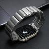 Men Luxury Titanium Metal Strap for Apple Watch Band Ultra 2 49mm Correa Link Bracelet Iwatch 10 9 7 8 5 6 Se 4 46mm 44mm 45mm