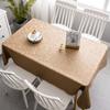 European Style PVC Waterproof Oil-proof Non-washable Anti-ironing Rectangular Table Cloth Table Mat Home Kitchen Sullpies