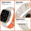 Dvoubarevný sportovní řemínek pro Apple Watch Ultra 3/2/1 49mm 41 42 45 44 46mm prodyšný silikonový pásek pro Iwatch řadu 11 10 9 8 7 SE