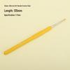 Candy-colored Crochet Hook with Gold-Plated Head - Soft Handle for DIY Sweaters, Shoes, and Hats