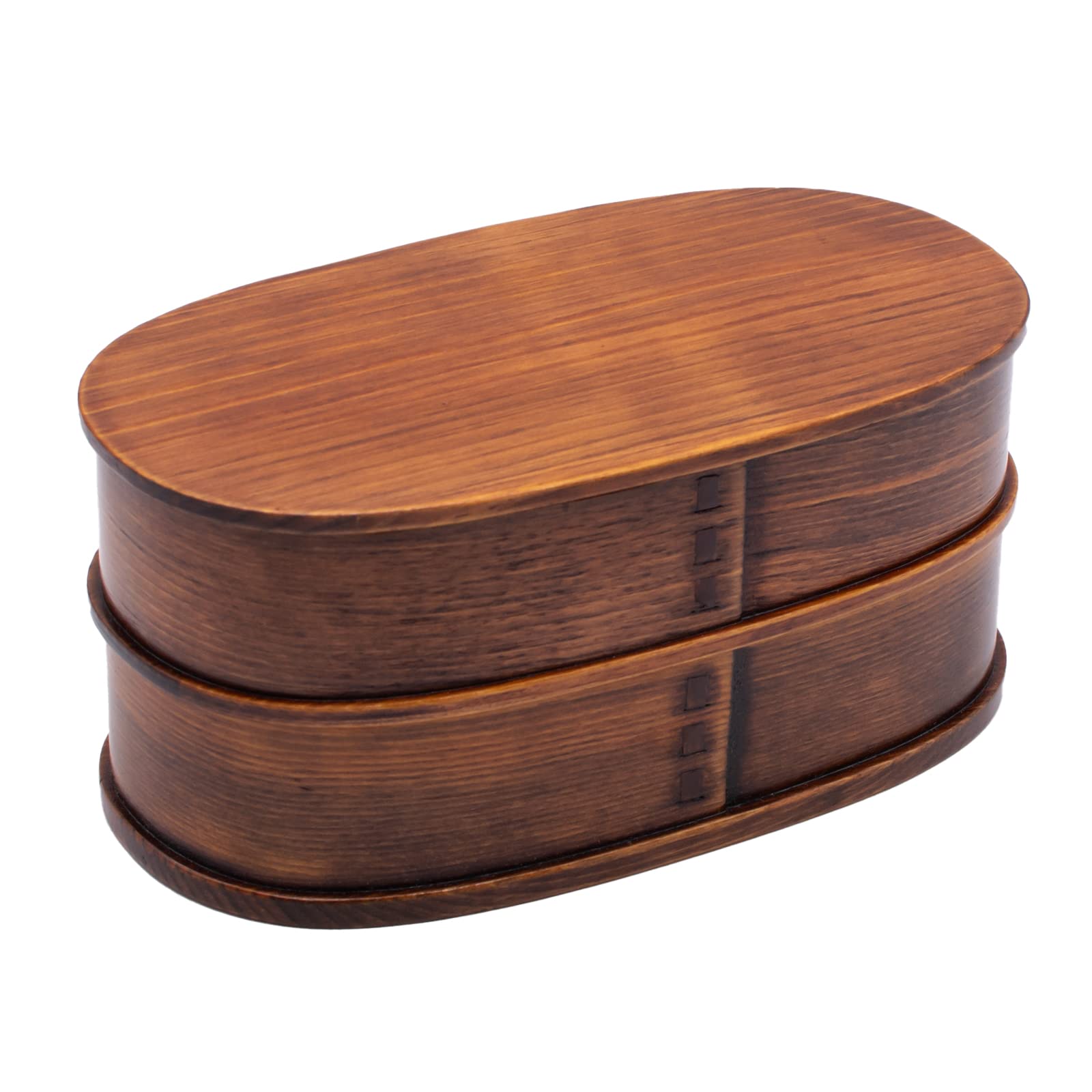 Wooden bento box approximately 18 x