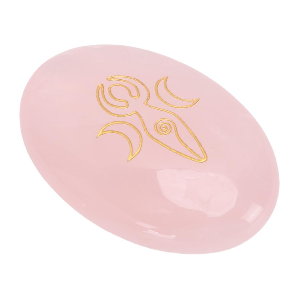     Stone Engraved Gold   Nature Gemstone for   Meditation Home Decoration