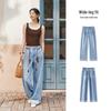 Semir Women's Cooling Striped Wide-Leg Jeans