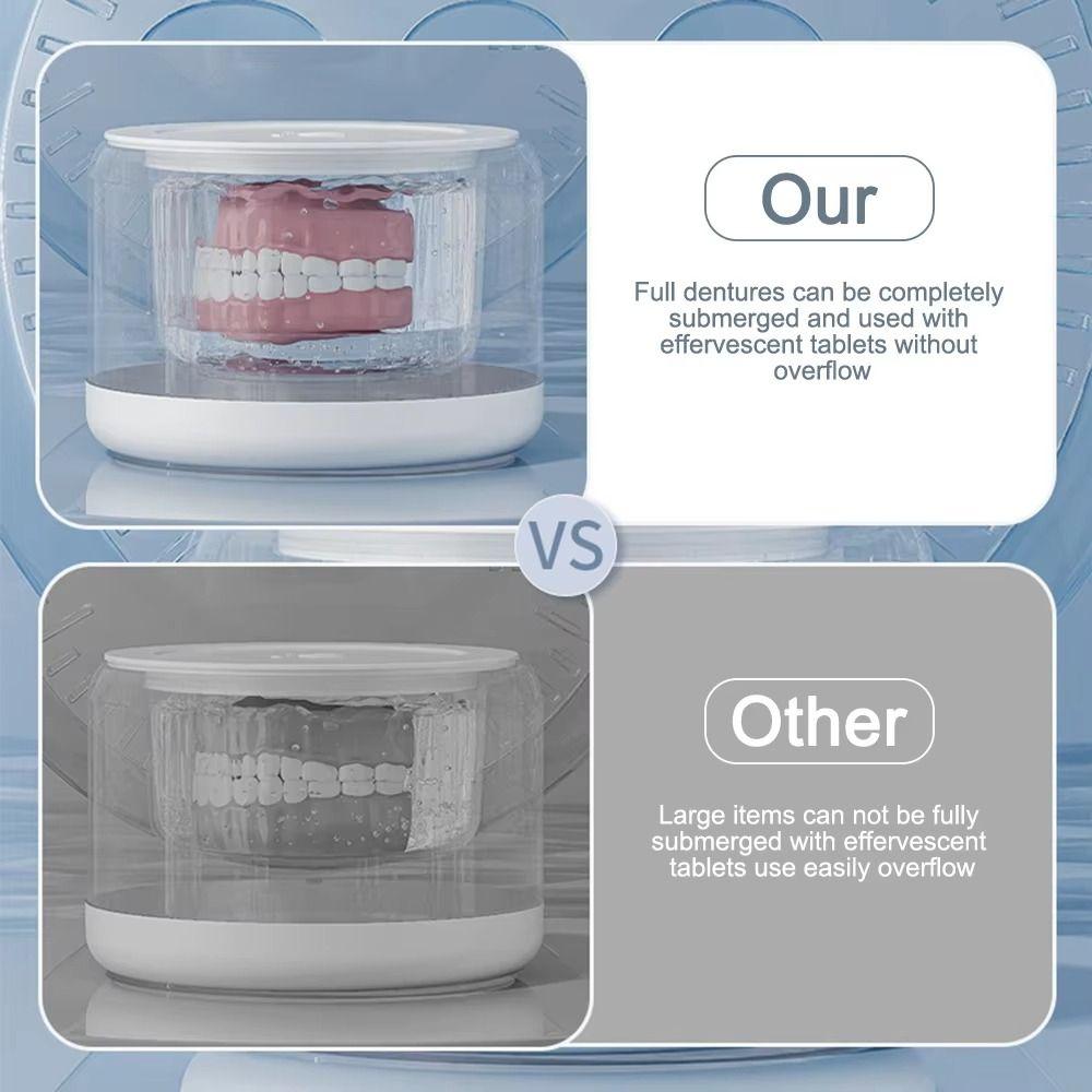 Ultrasonic Braces Cleaning Machine Denture Clean Machine  for Mouth Guard Aligner Whitening Trays