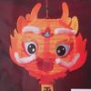Cartoon Dragon Dragon Year Lantern DIY Materials with LED Light Handheld Lantern  Spring Festival