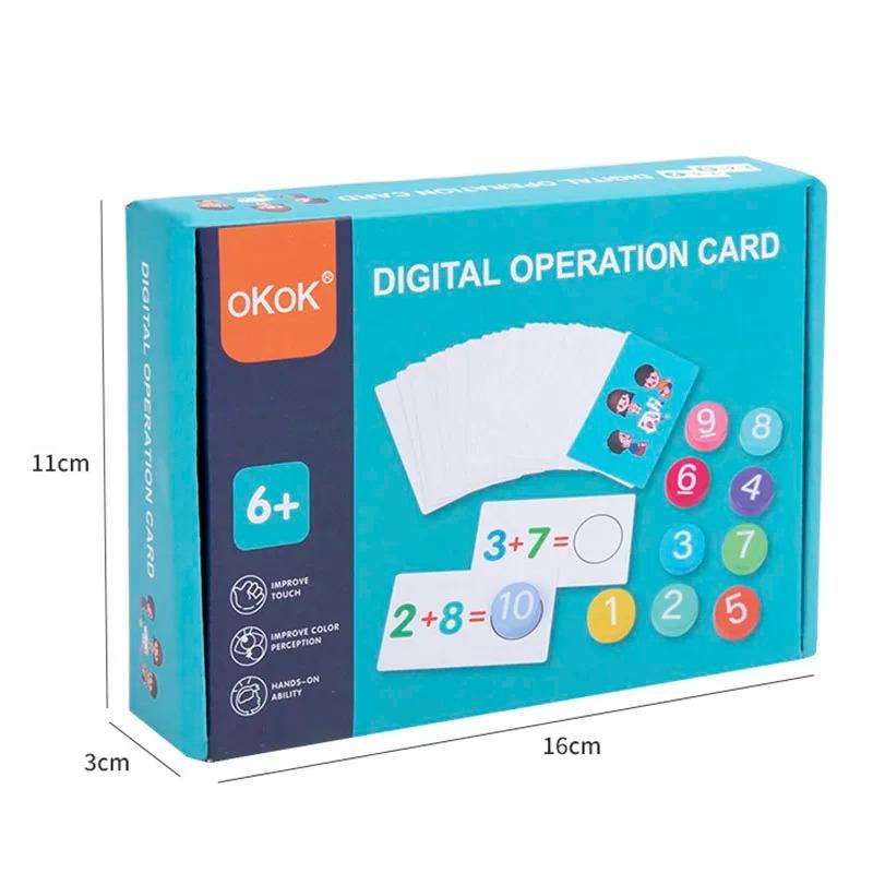 Children's Math Early Education Teaching Aids Number Cognition Matching Addition Subtraction Educational Toys